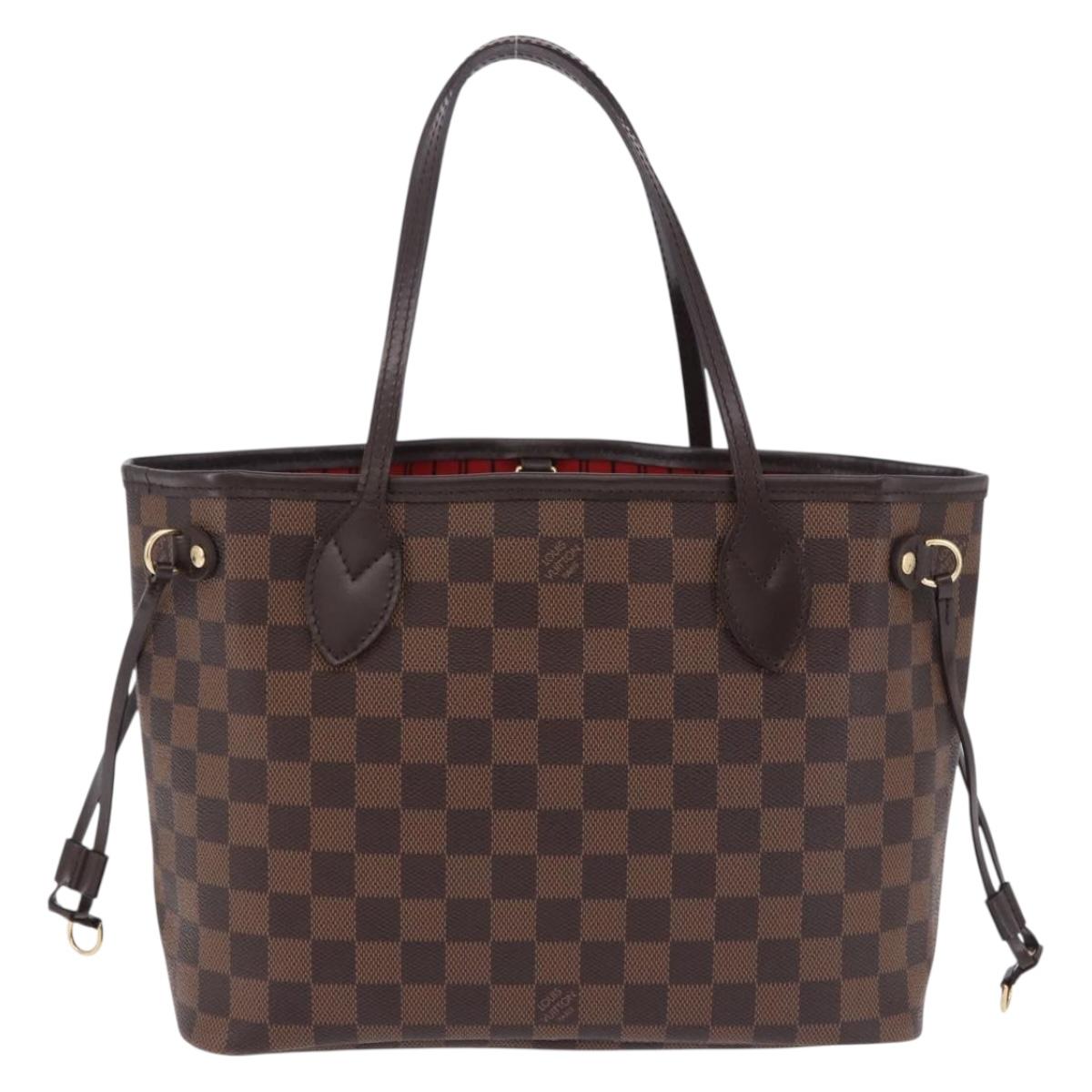 Louis Vuitton Damier Ebene Neverfull PM Tote Bag Authentic ka5462SAV - photo 3