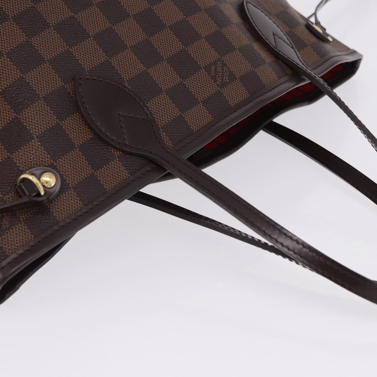 Louis Vuitton Damier Ebene Neverfull PM Tote Bag Authentic ka5462SAV - photo 6