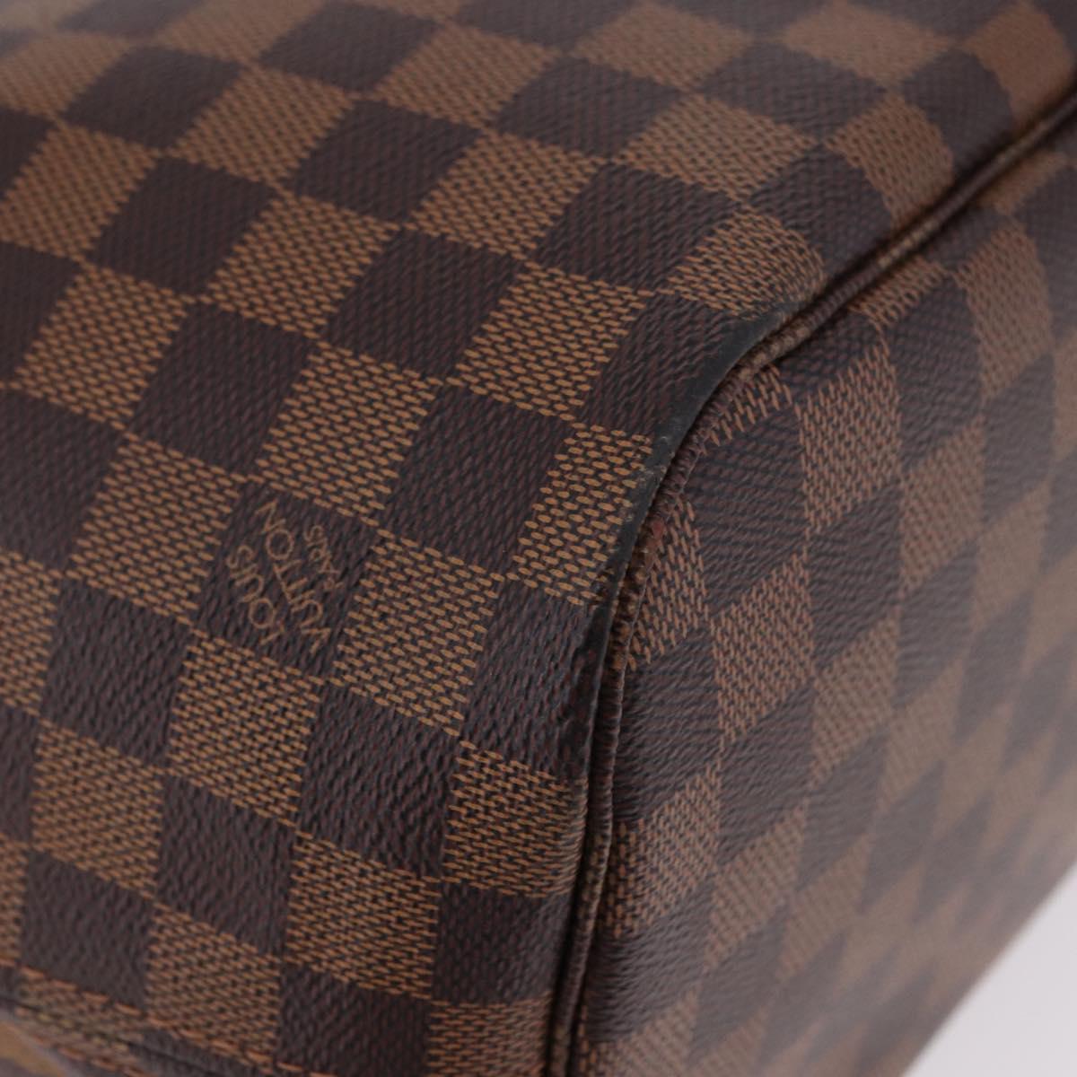Louis Vuitton Damier Ebene Neverfull MM Tote Bag Authentic ka5529V - photo 10