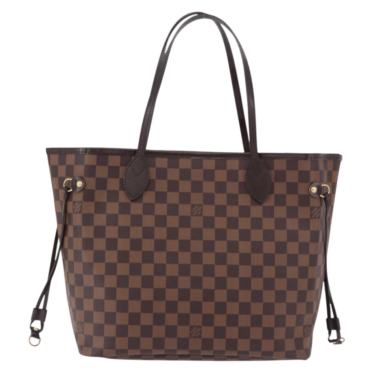 Louis Vuitton Damier Ebene Neverfull MM Tote Bag Authentic ka5529V - photo 2