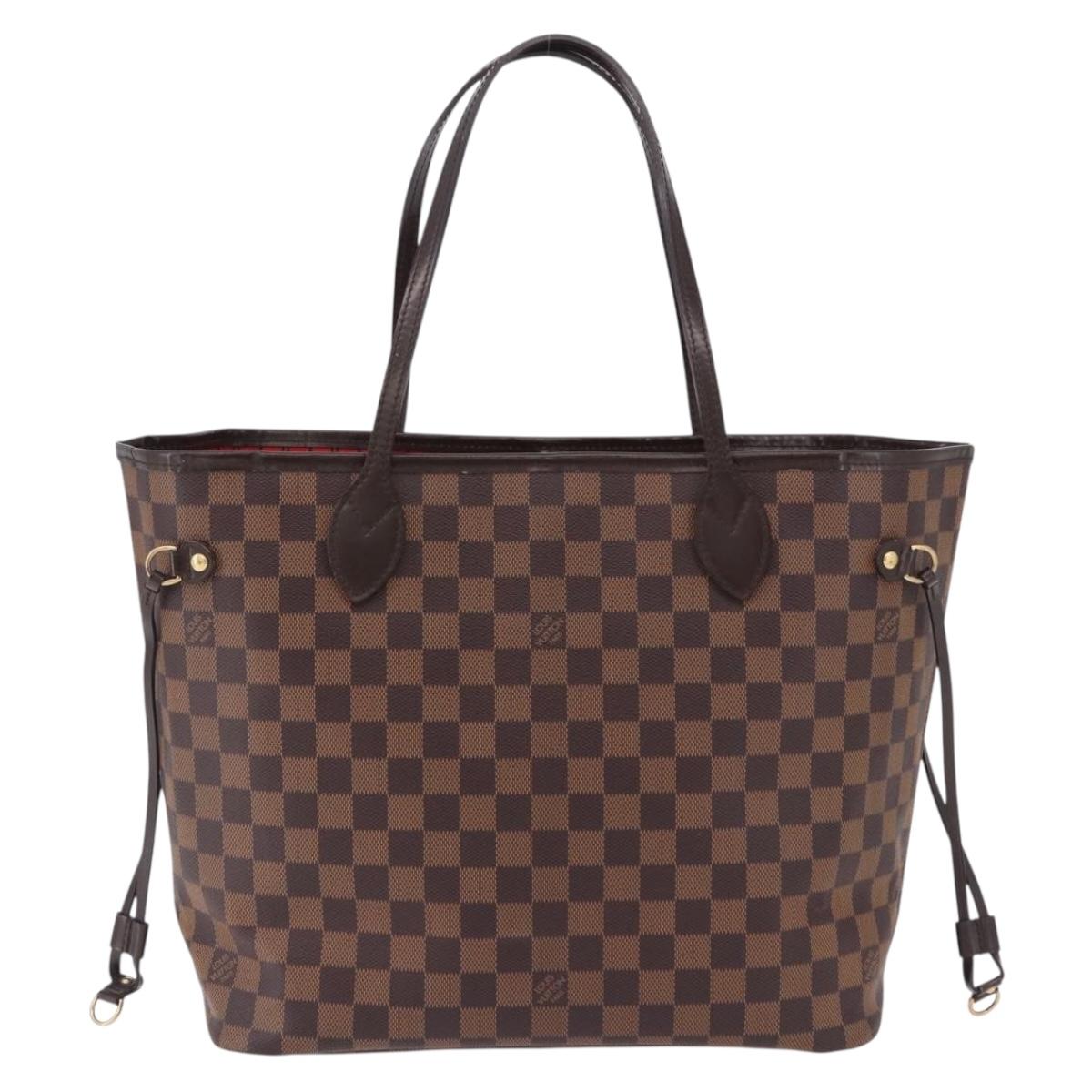 Louis Vuitton Damier Ebene Neverfull MM Tote Bag Authentic ka5529V - photo 3