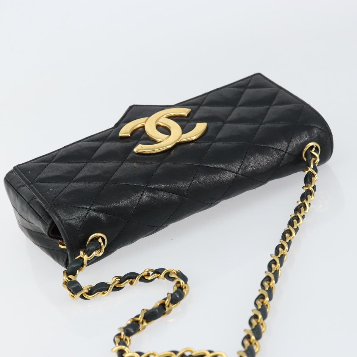 CHANEL Chain Matelasse Bag Nera Originale | Borsa a Catena Oro