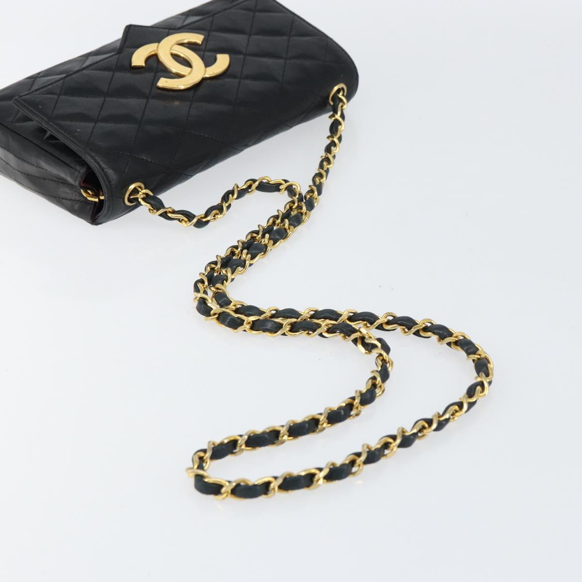 CHANEL Chain Matelasse Bag Nera Originale | Borsa a Catena Oro