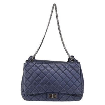 CHANEL Matelasse Chain Bag Blu Originale | Borsa a Catena Argento