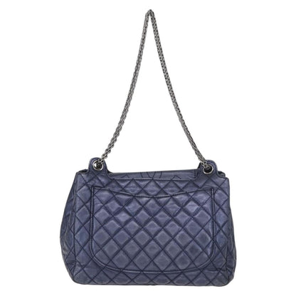 CHANEL Matelasse Chain Bag Blu Originale | Borsa a Catena Argento