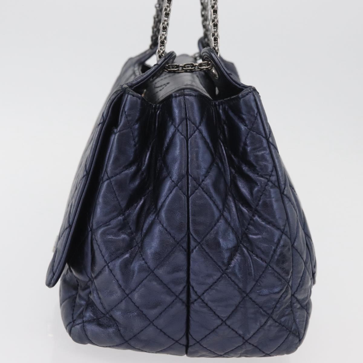 CHANEL Matelasse Chain Bag Blu Originale | Borsa a Catena Argento