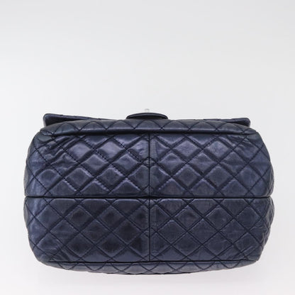 CHANEL Matelasse Chain Bag Blu Originale | Borsa a Catena Argento