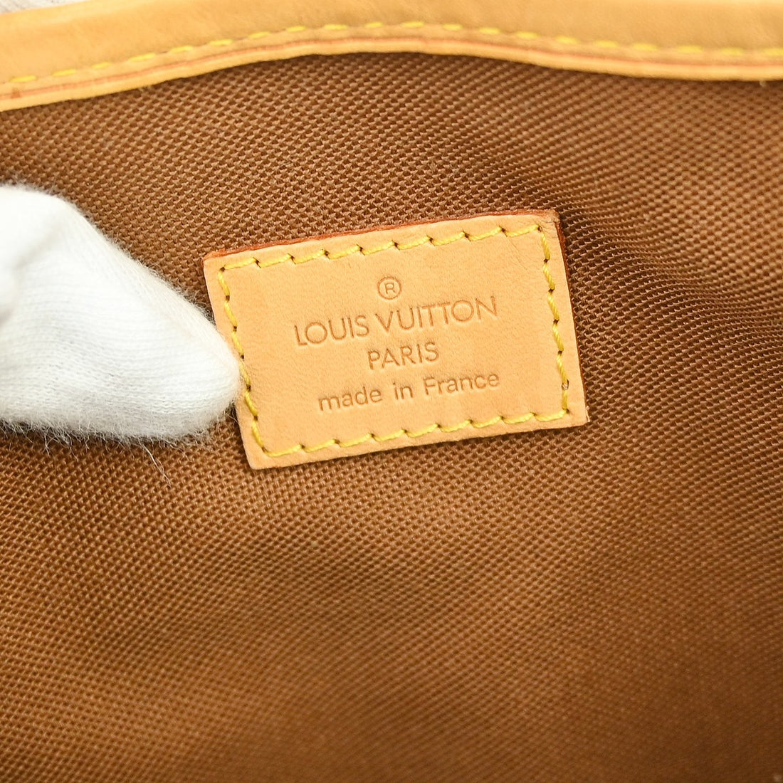 Louis Vuitton Batignolles in Tela Monogram Marrone Vintage