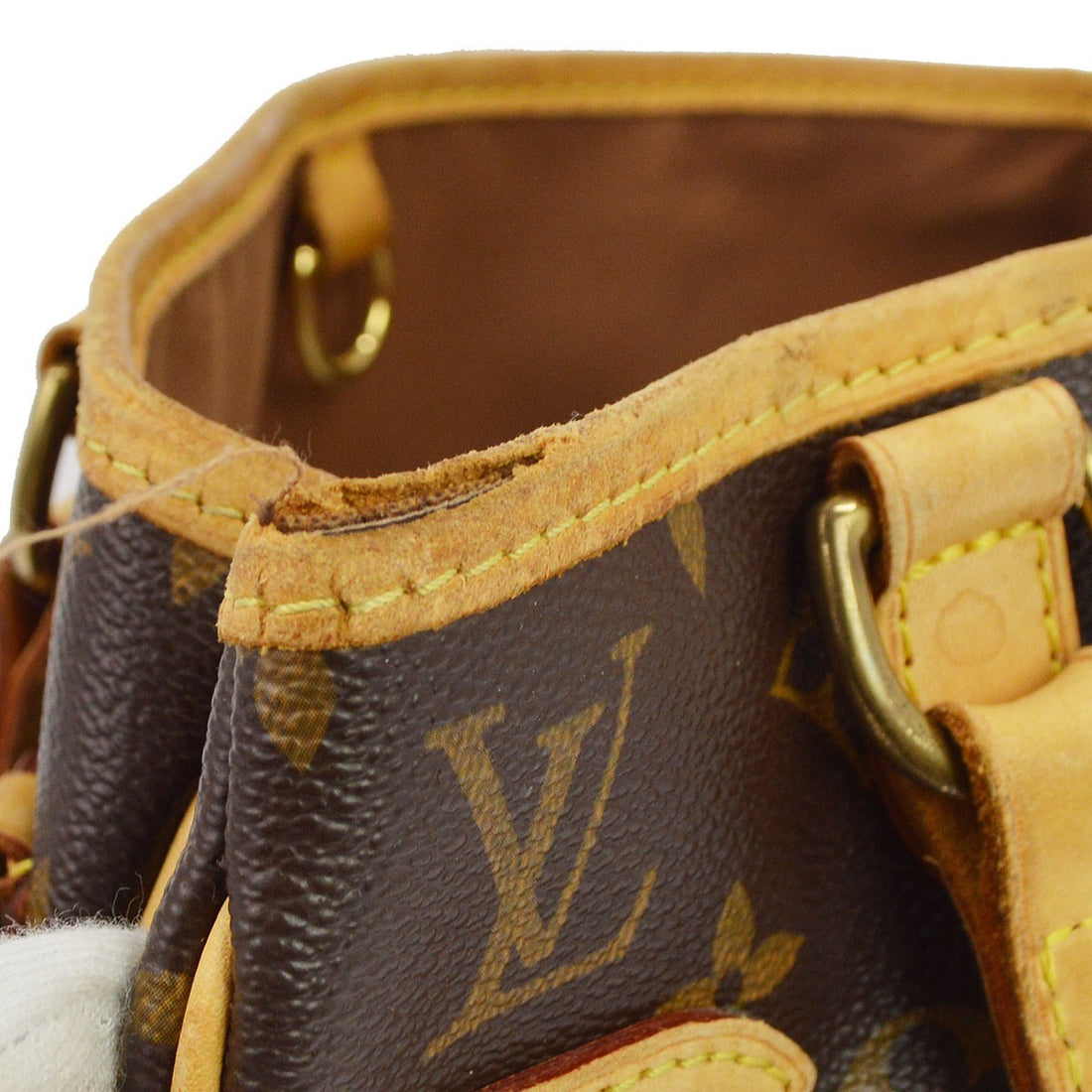 Louis Vuitton Batignolles Vertical in Tela Monogram Marrone Vintage