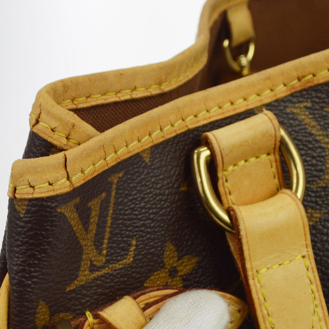 Louis Vuitton Batignolles Vertical in Tela Monogram Marrone Vintage