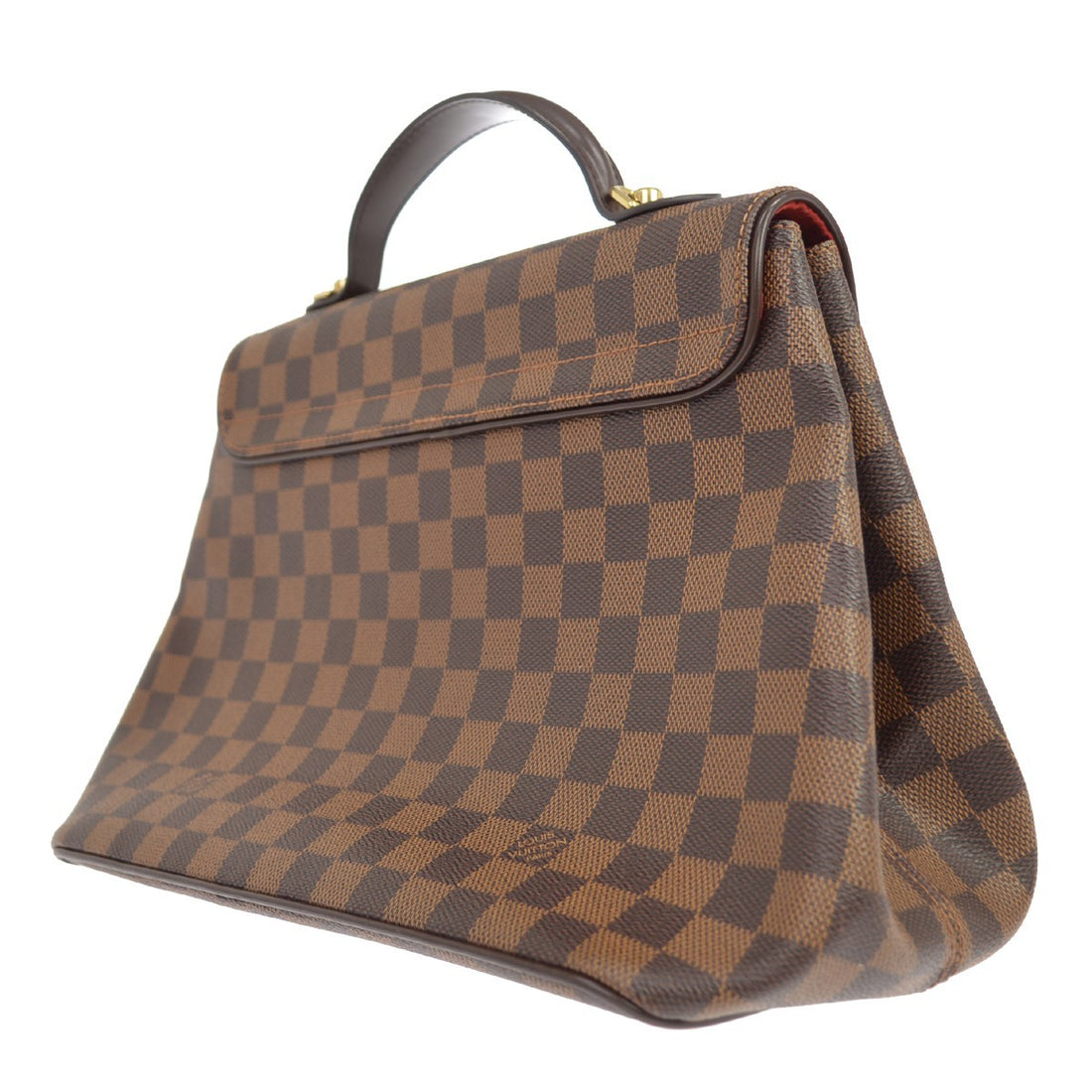 Louis Vuitton Bergamo MM in Tela Damier Ebène Marrone Vintage