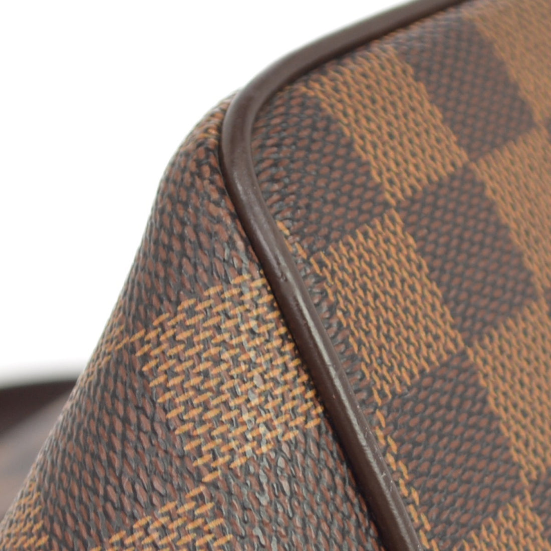 Louis Vuitton Bergamo MM in Tela Damier Ebène Marrone Vintage