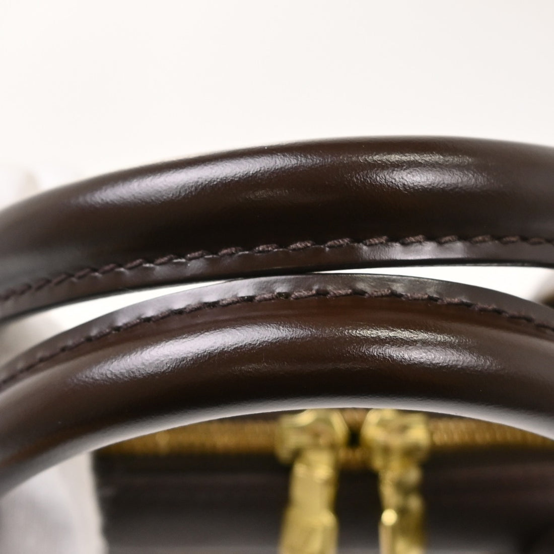 Louis Vuitton Brera in Tela Damier Ebène Marrone Vintage