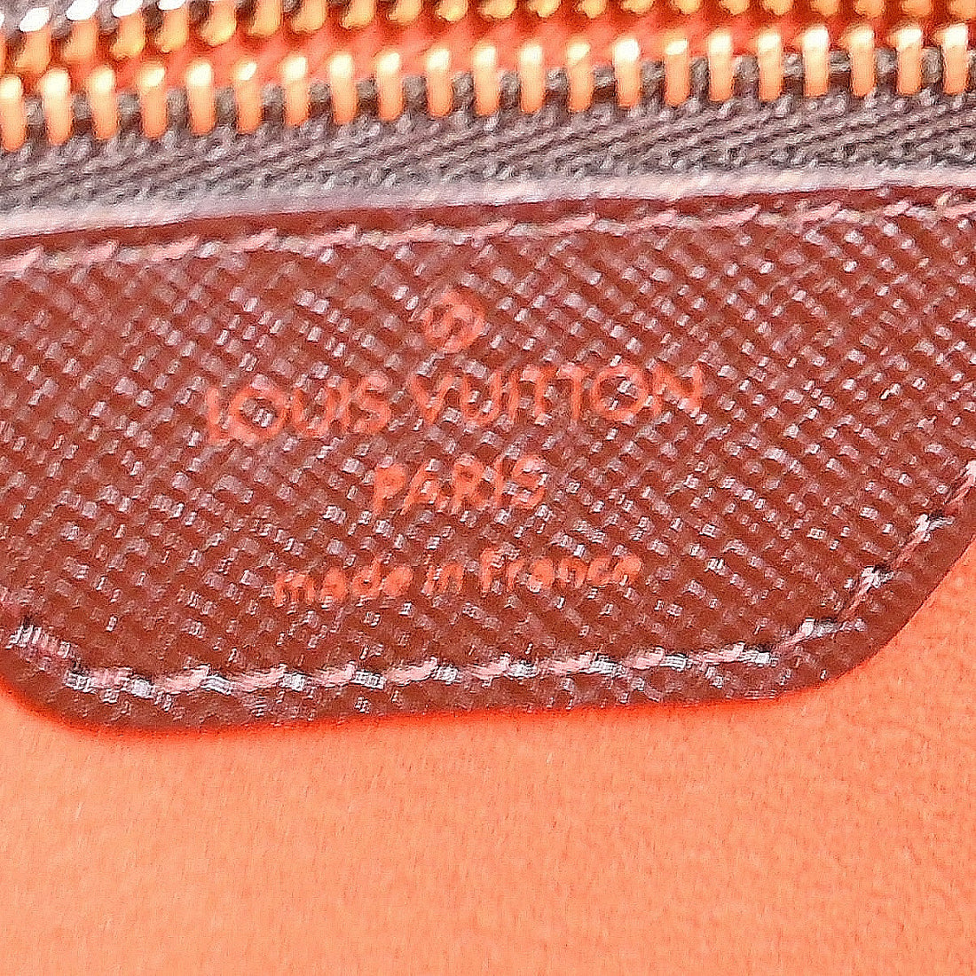 Louis Vuitton Brera in Tela Damier Ebène Marrone Vintage