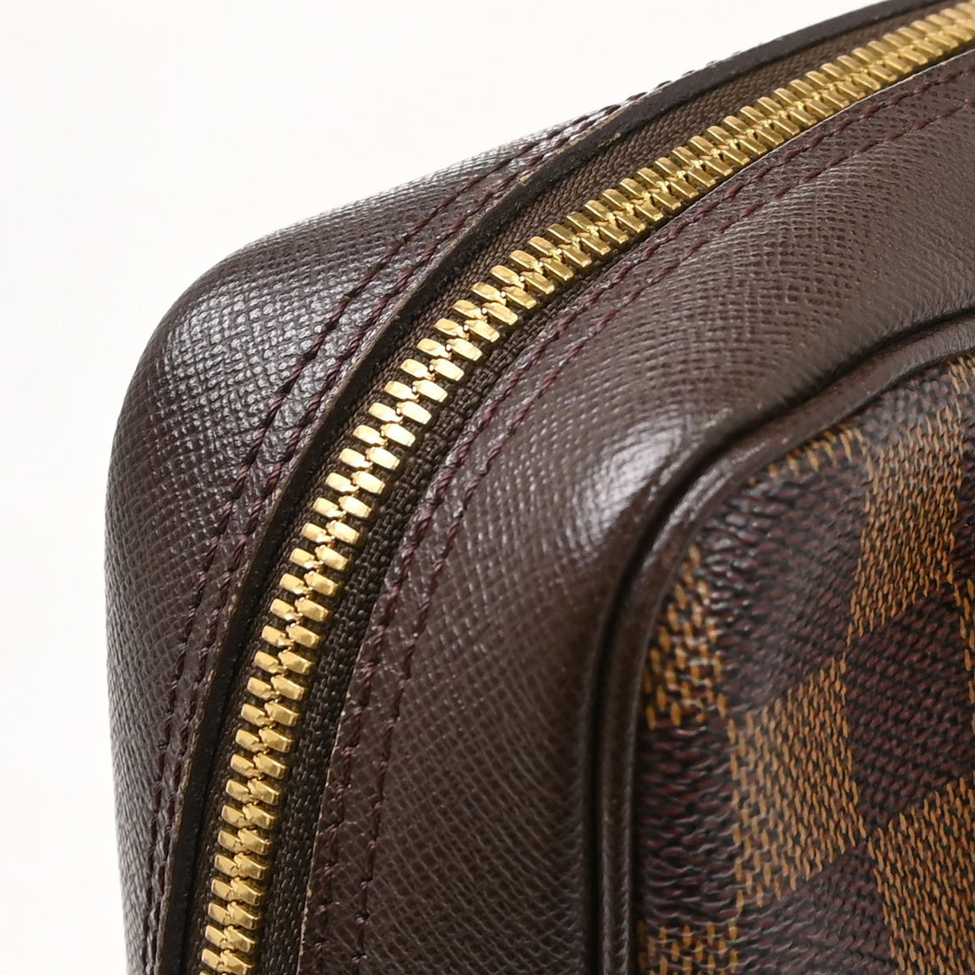 Louis Vuitton Brera in Tela Damier Ebène Marrone Vintage