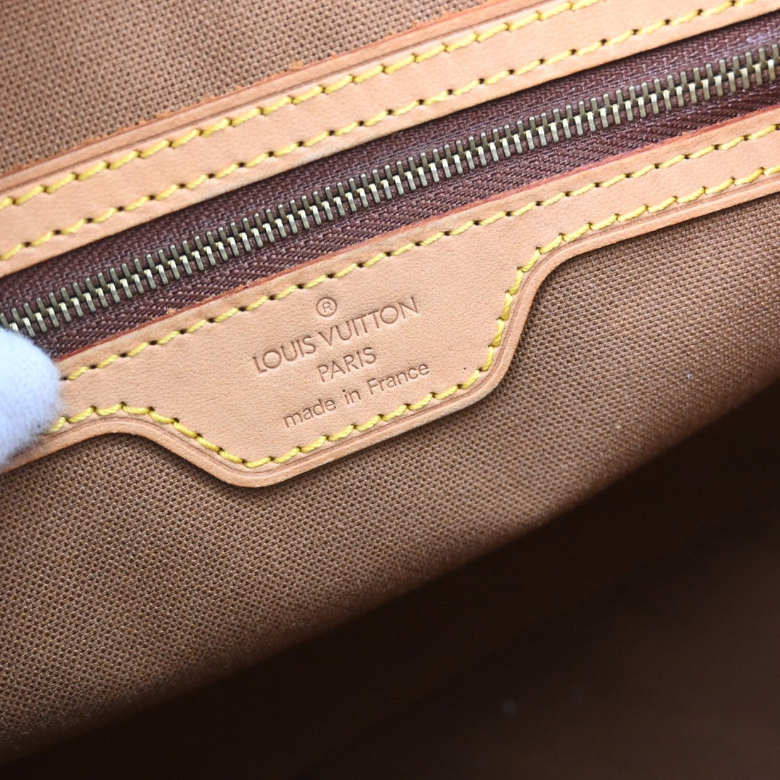 Louis Vuitton Cabas Piano in Tela Monogram Marrone Vintage