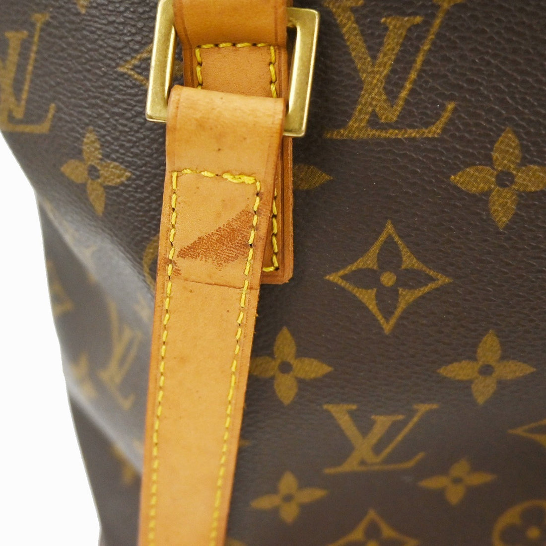 Louis Vuitton Cabas Piano in Tela Monogram Marrone Vintage