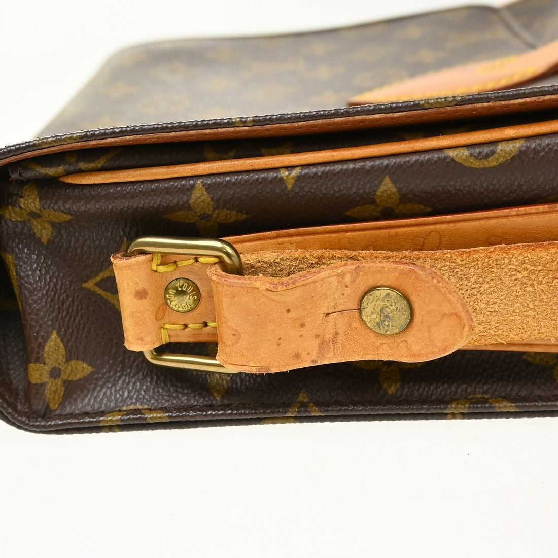 Louis Vuitton Cartouchière GM in Tela Monogram Vintage