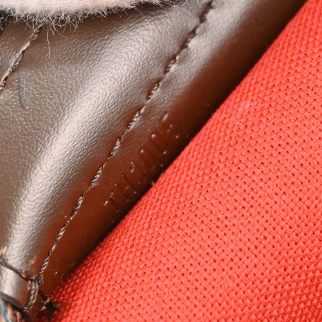 Louis Vuitton Chelsea in Tela Damier Ebène Marrone Vintage
