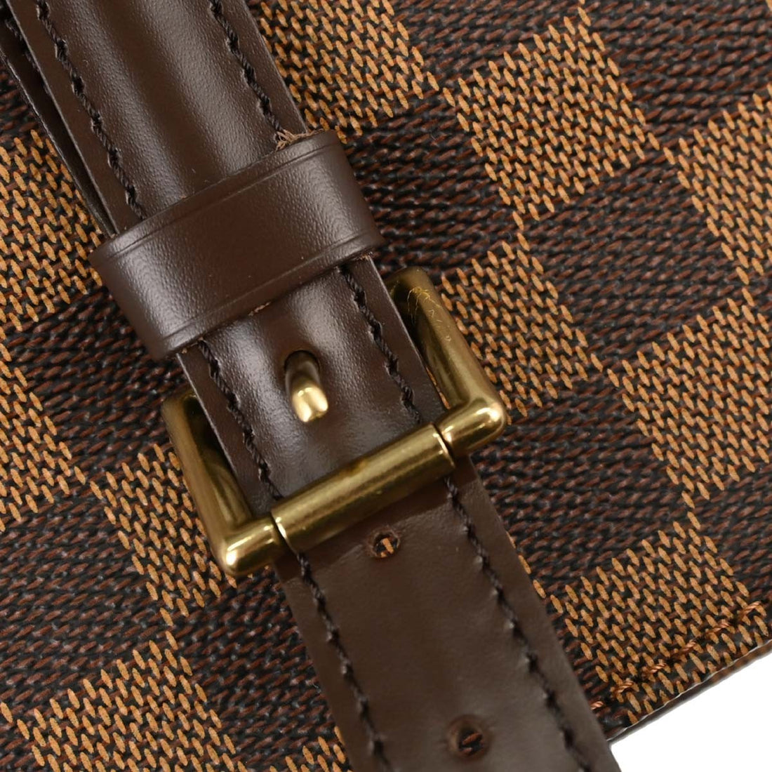 Louis Vuitton Chelsea in Tela Damier Ebène Marrone Vintage