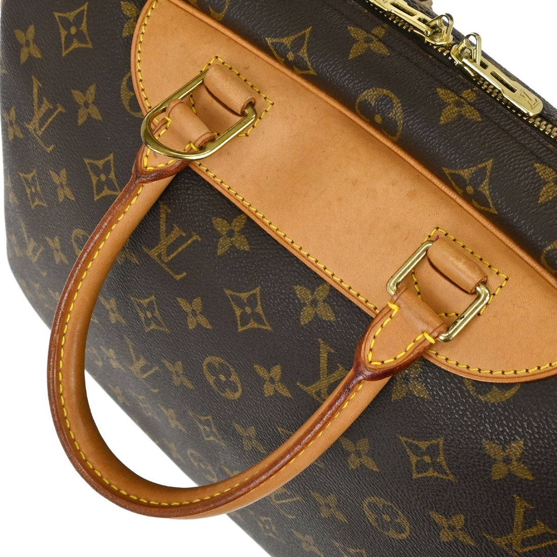 Louis Vuitton Deauville in Tela Monogram Marrone Vintage