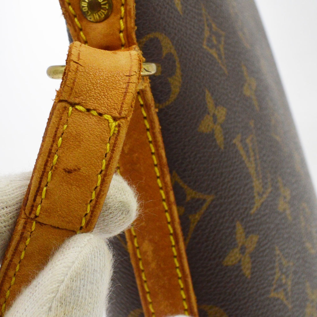 Louis Vuitton Drouot in Tela Monogram Marrone Vintage