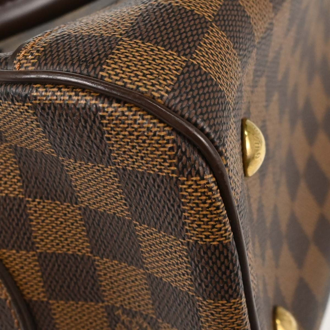 Louis Vuitton Duomo in Tela Damier Ebène Marrone Vintage