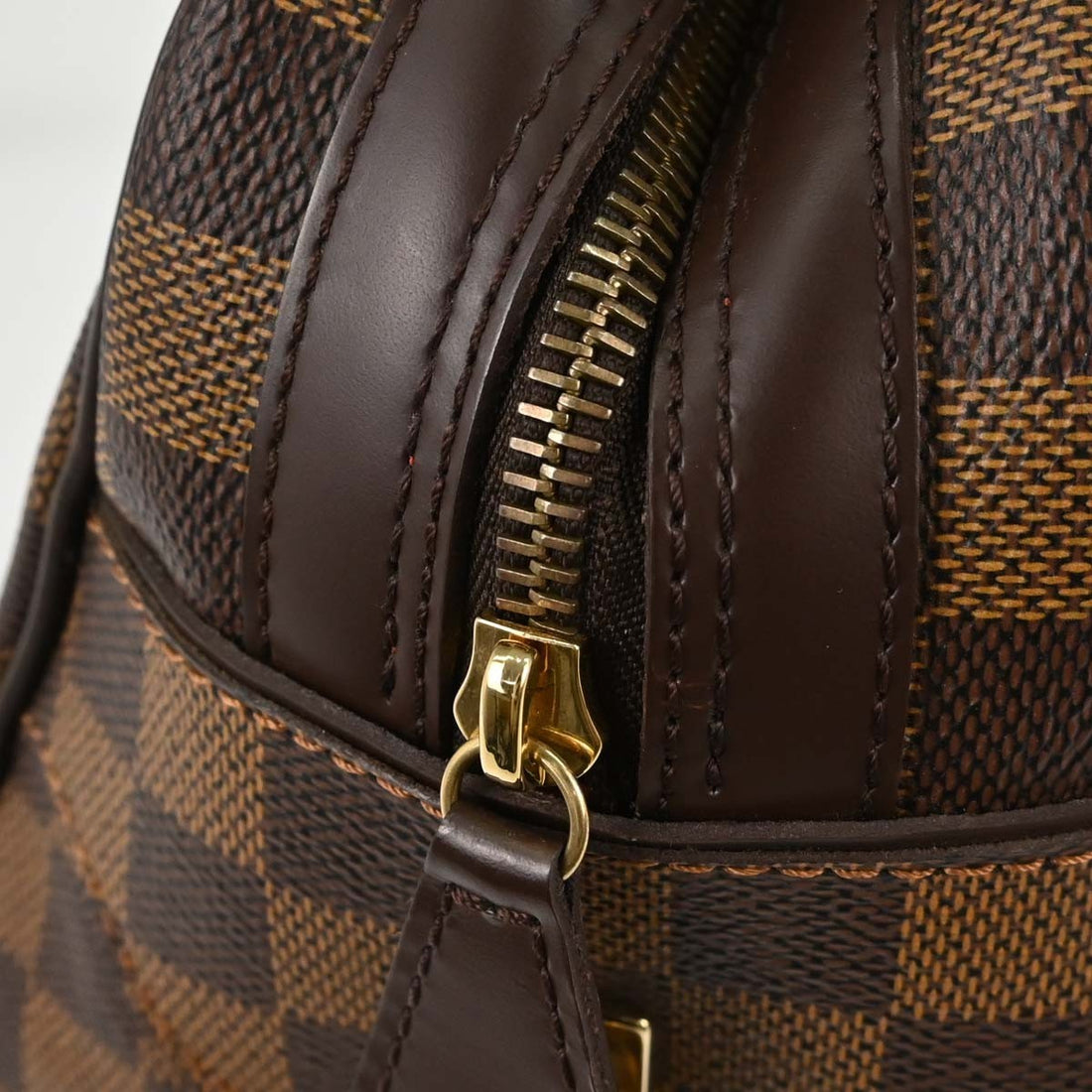 Louis Vuitton Duomo in Tela Damier Ebène Marrone Vintage