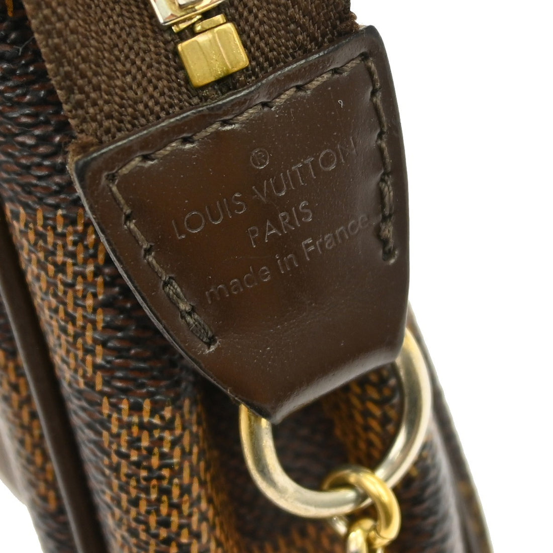 Louis Vuitton Eva 2way con Catena in Tela Damier Ebene Vintage