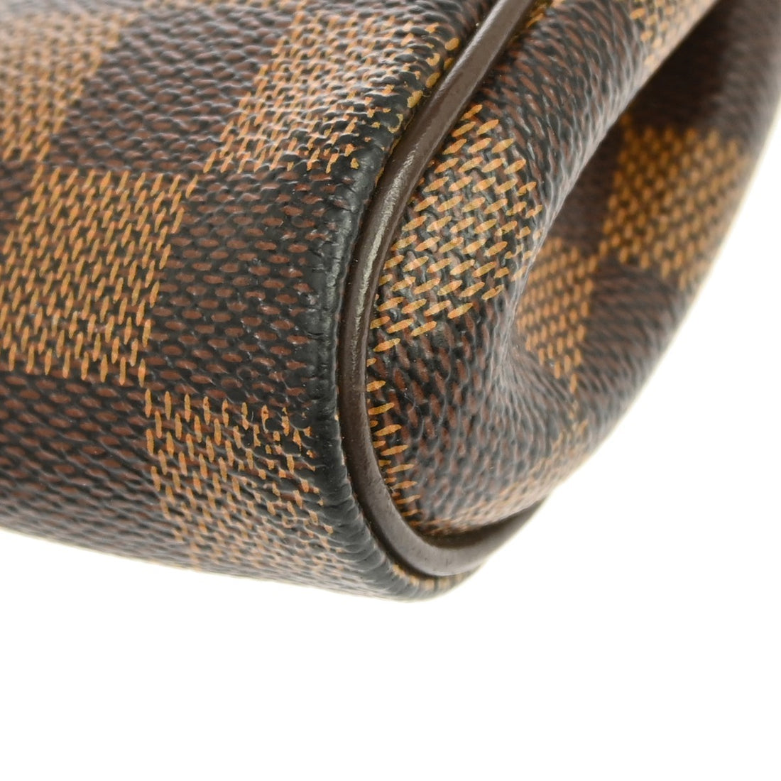 Louis Vuitton Eva 2way con Catena in Tela Damier Ebene Vintage