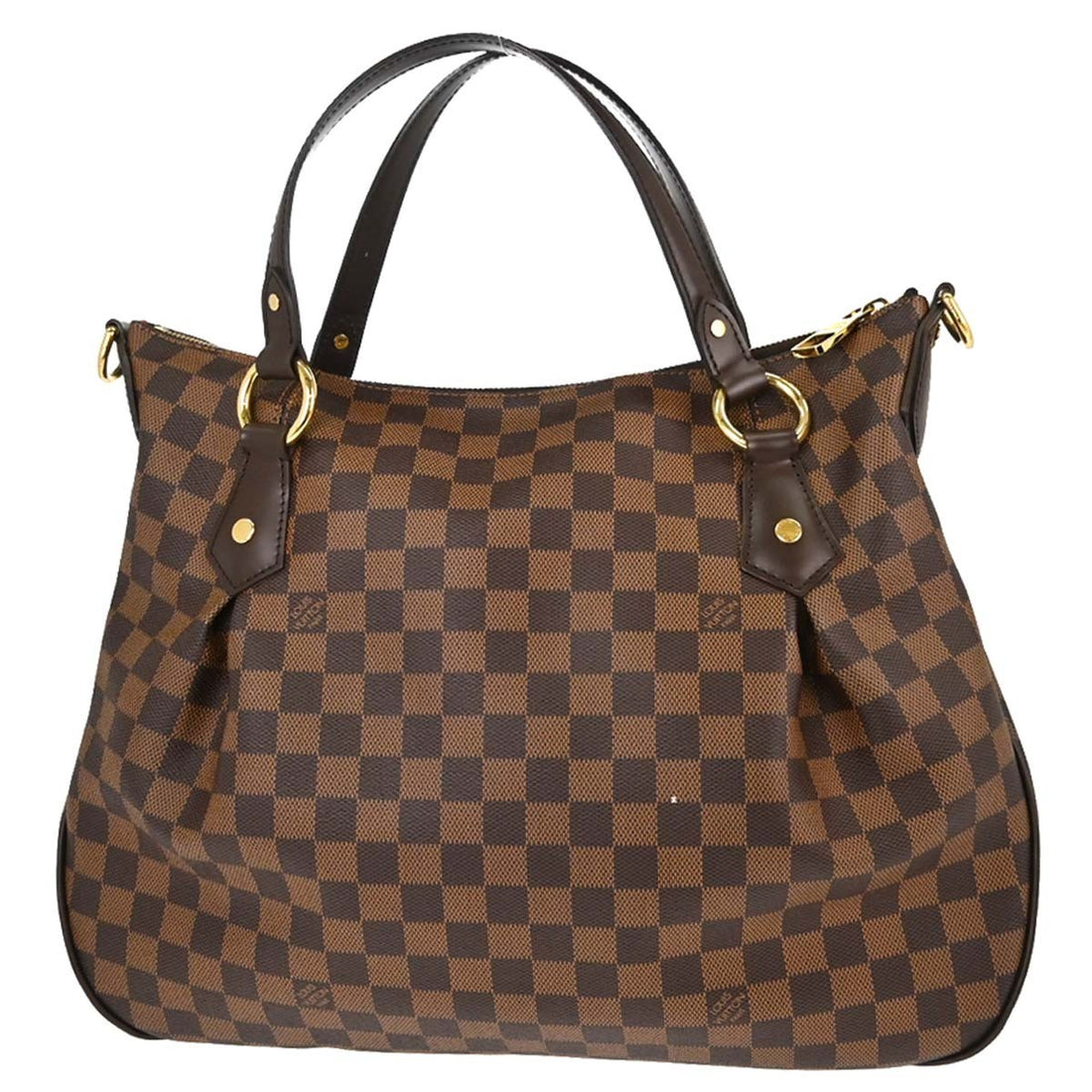 Louis Vuitton Evora MM in Tela Damier Ebène Marrone Vintage