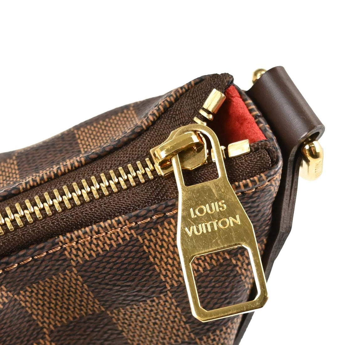 Louis Vuitton Evora MM in Tela Damier Ebène Marrone Vintage