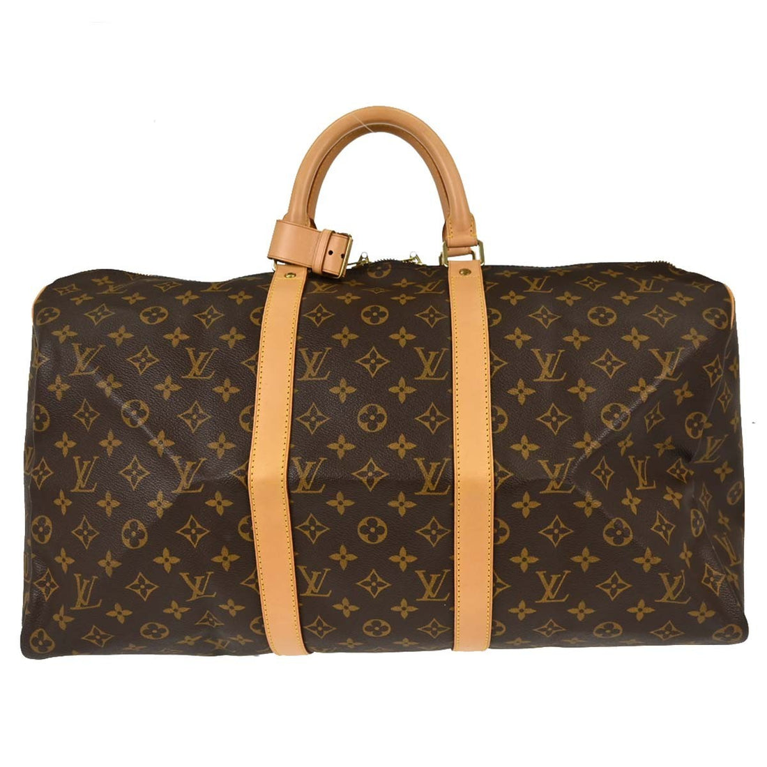 Louis Vuitton Keepall 50 in Tela Monogram Marrone Vintage