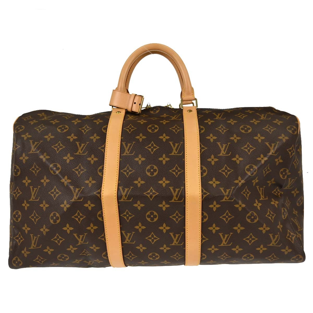 Louis Vuitton Keepall 50 in Tela Monogram Marrone Vintage