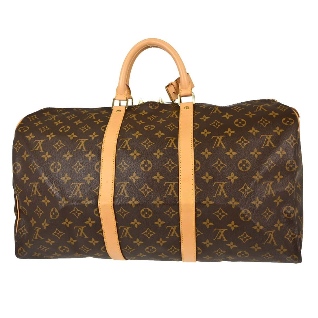 Louis Vuitton Keepall 50 in Tela Monogram Marrone Vintage
