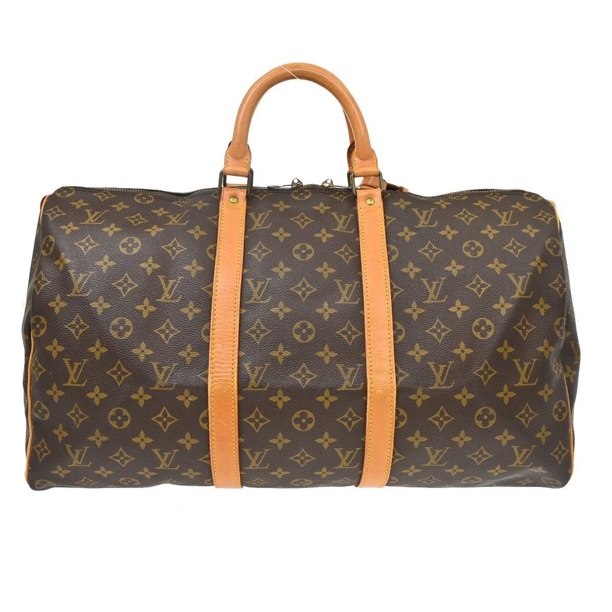 Louis Vuitton Keepall 50 in Tela Monogram Marrone Vintage