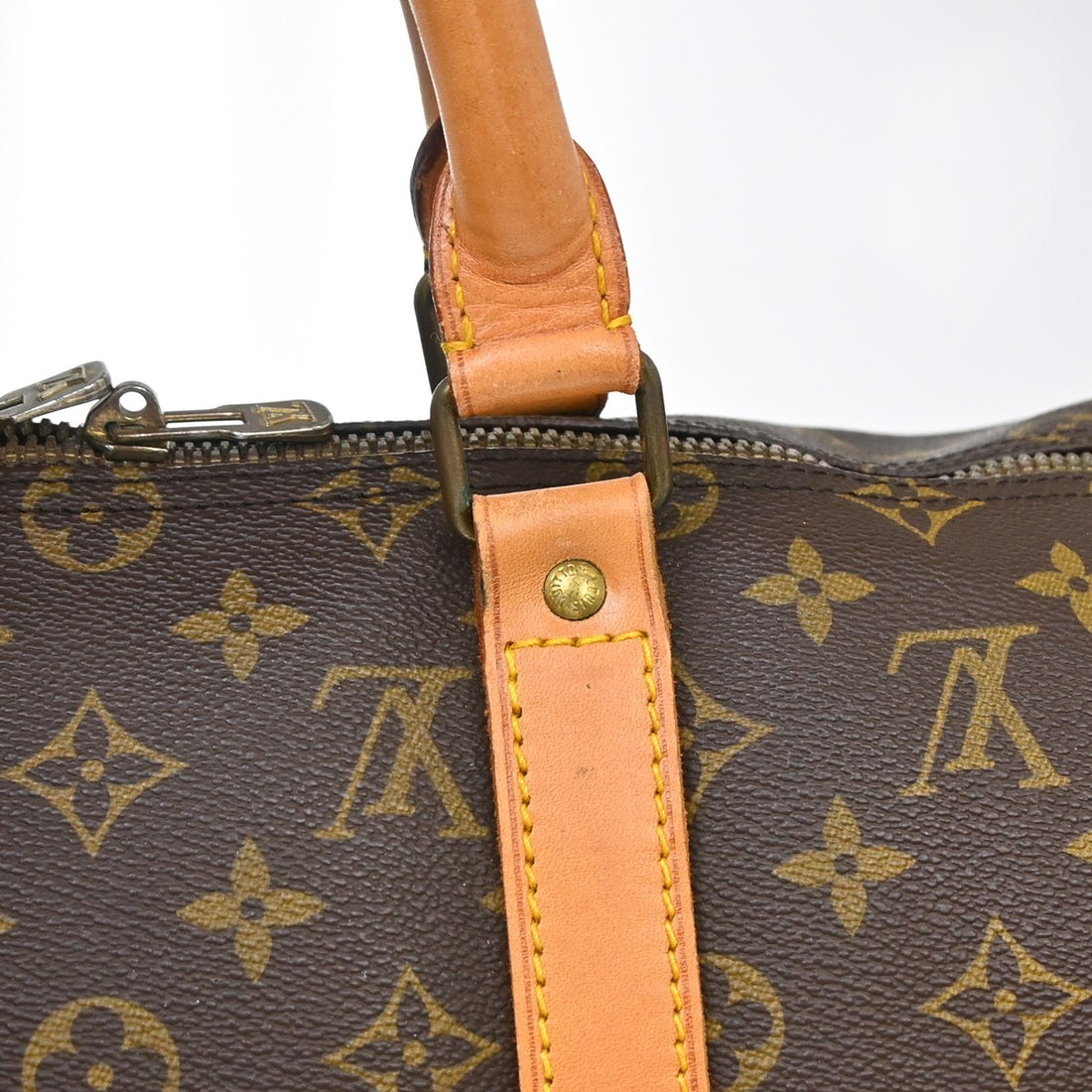 Louis Vuitton Keepall 50 in Tela Monogram Marrone Vintage