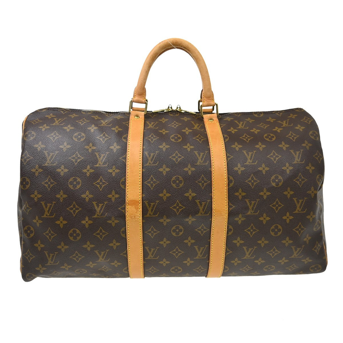 Louis Vuitton Keepall 50 in Tela Monogram Marrone Vintage