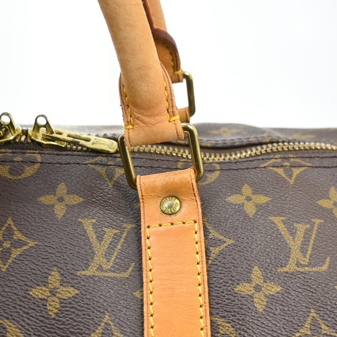 Louis Vuitton Keepall 50 in Tela Monogram Marrone Vintage