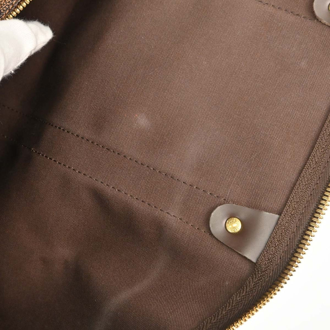 Louis Vuitton Keepall 50 in Tela Damier Ebène Marrone Vintage