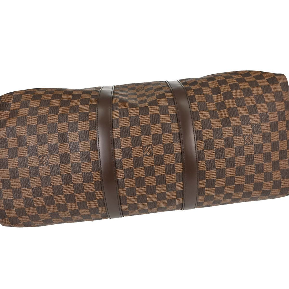 Louis Vuitton Keepall 50 in Tela Damier Ebène Marrone Vintage