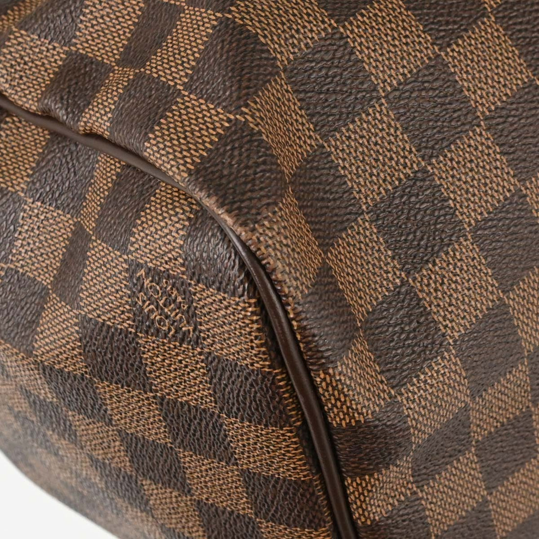 Louis Vuitton Keepall 50 in Tela Damier Ebène Marrone Vintage