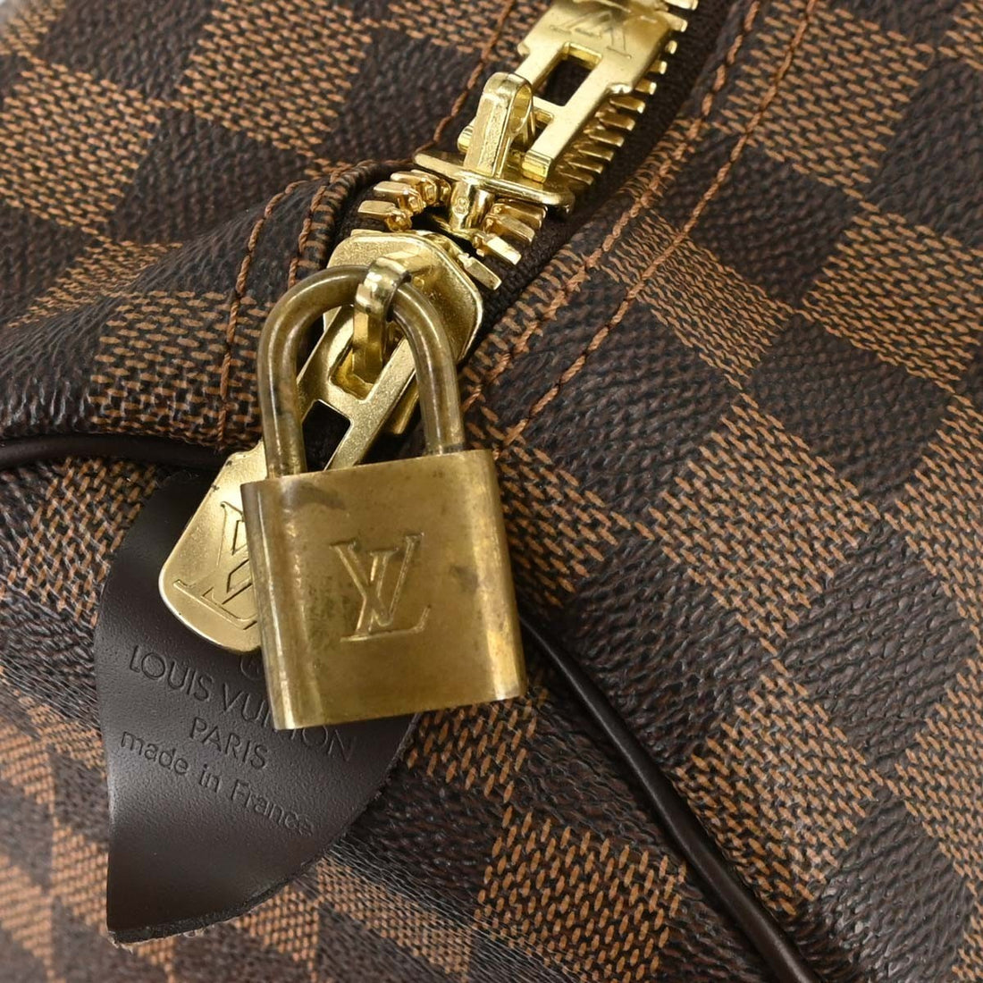 Louis Vuitton Keepall 50 in Tela Damier Ebène Marrone Vintage