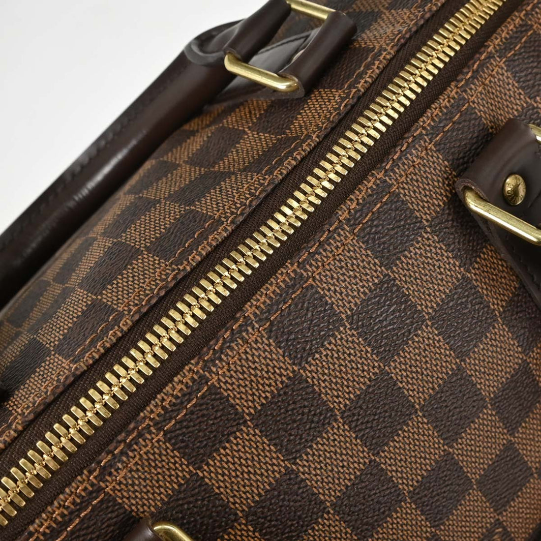 Louis Vuitton Keepall 50 in Tela Damier Ebène Marrone Vintage