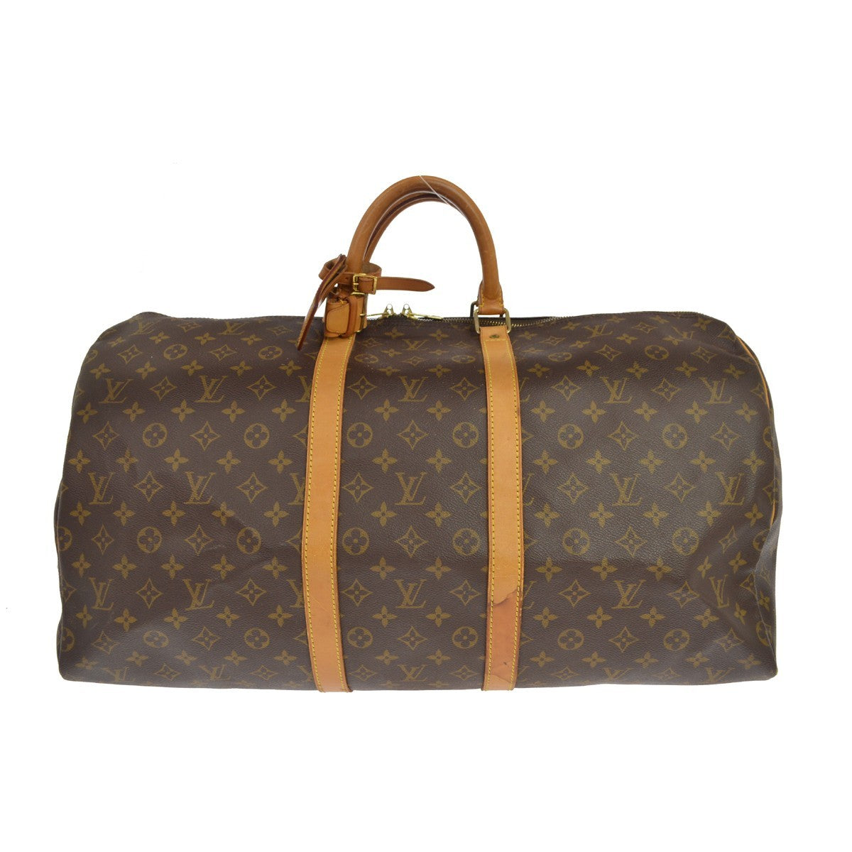 Louis Vuitton Keepall 55 in Tela Monogram Marrone Vintage
