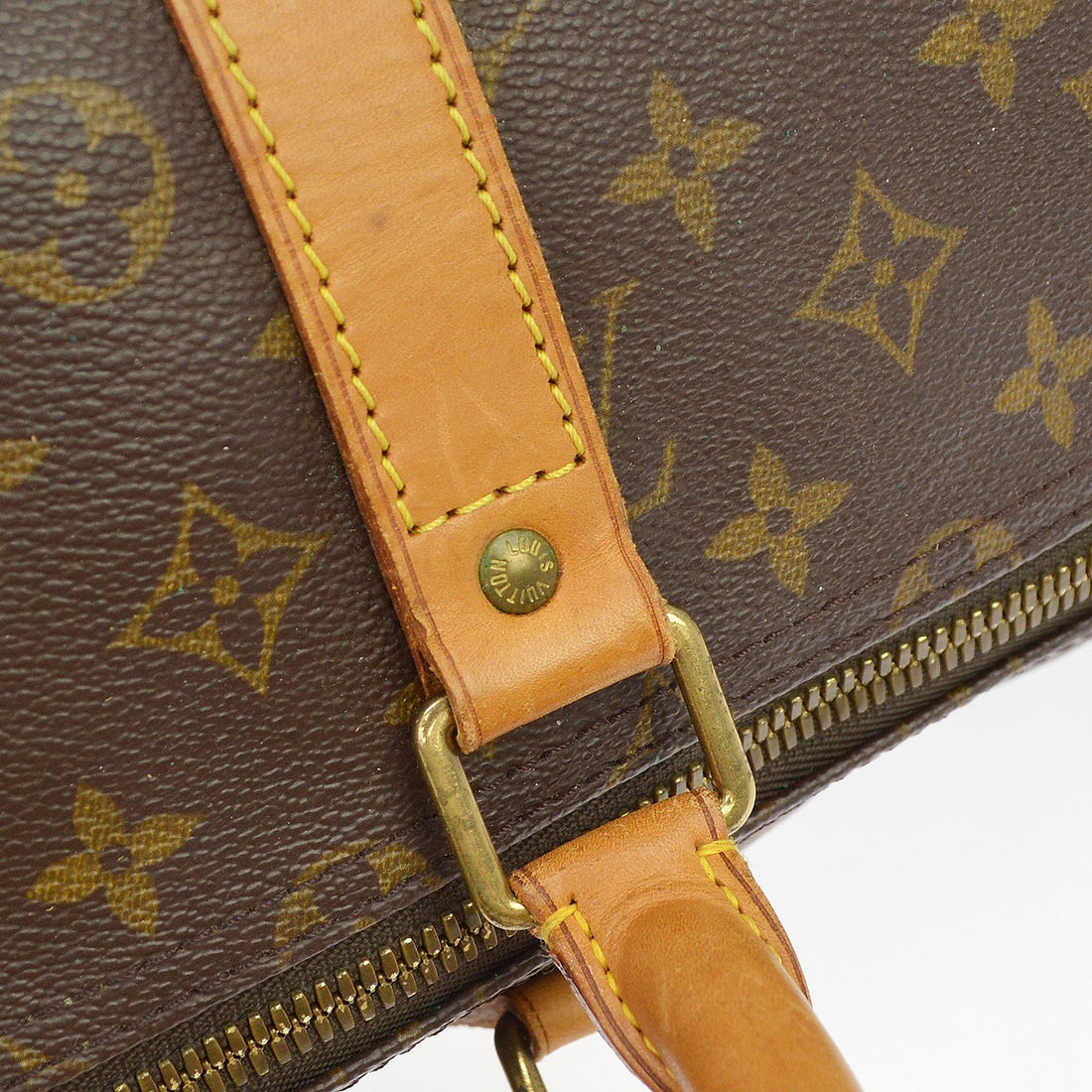 Louis Vuitton Keepall 55 in Tela Monogram Marrone Vintage