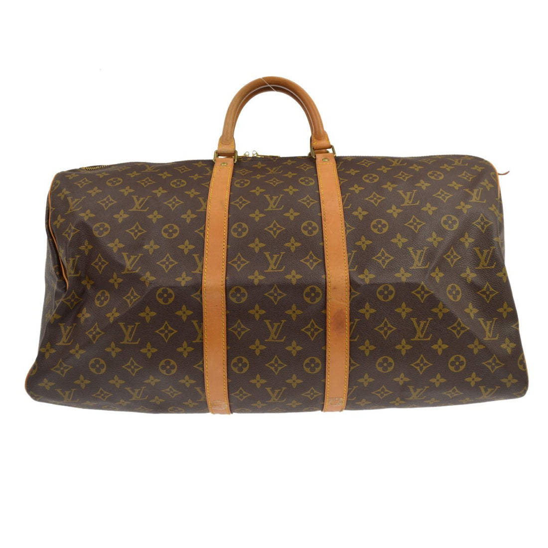 Louis Vuitton Keepall 55 in Tela Monogram Marrone Vintage