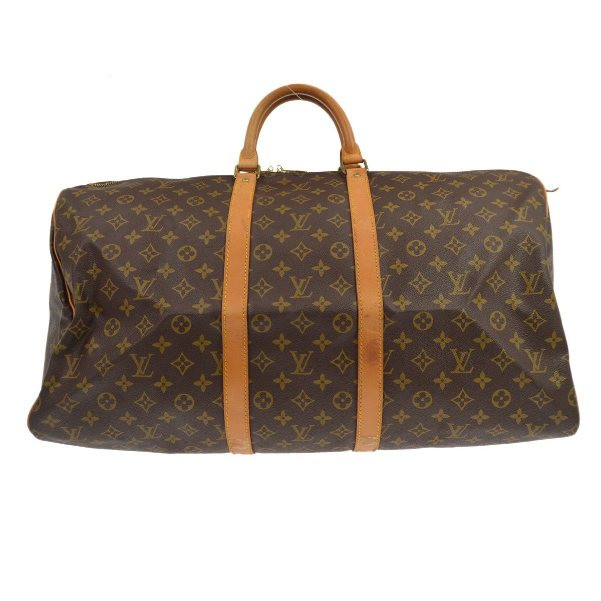 Louis Vuitton Keepall 55 in Tela Monogram Marrone Vintage