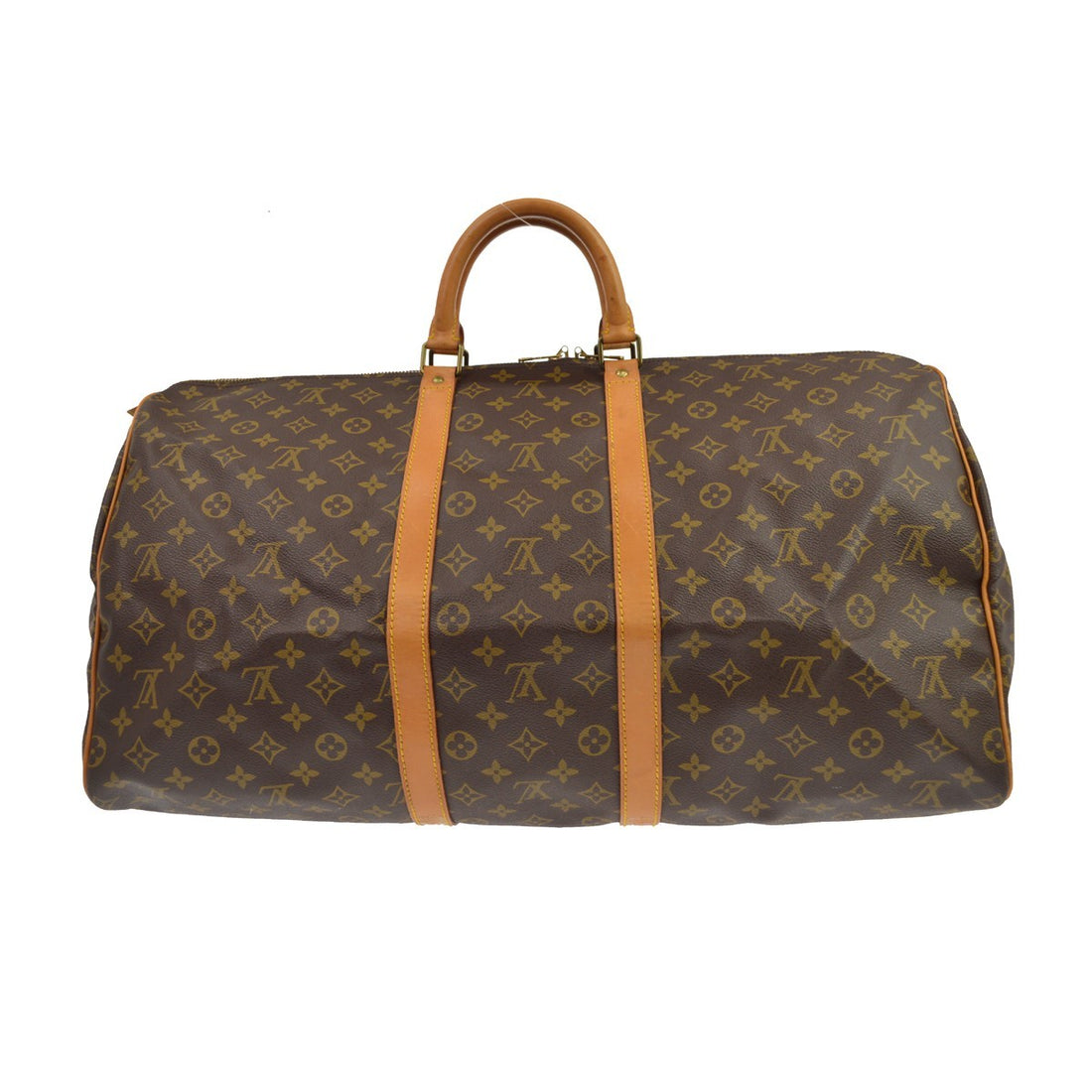 Louis Vuitton Keepall 55 in Tela Monogram Marrone Vintage