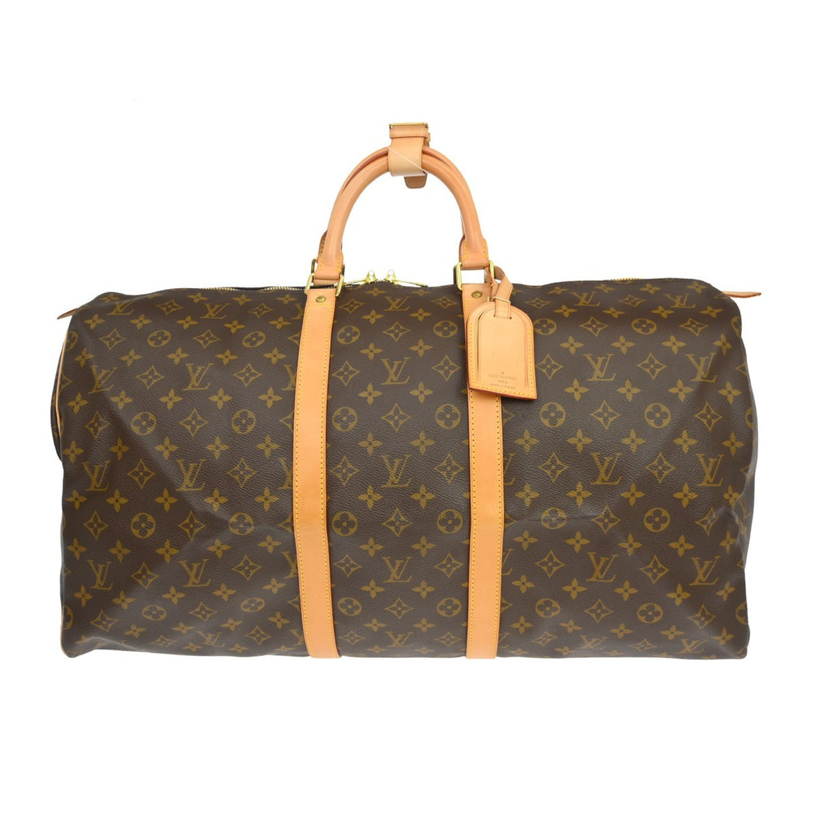 Louis Vuitton Keepall 55 in Tela Monogram Marrone Vintage